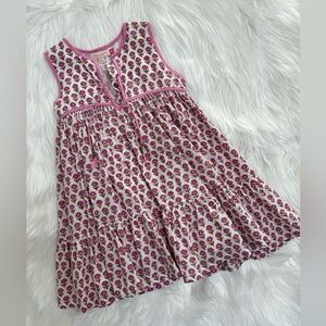 Pink Chicken Floral Pattern Dress size 5Y